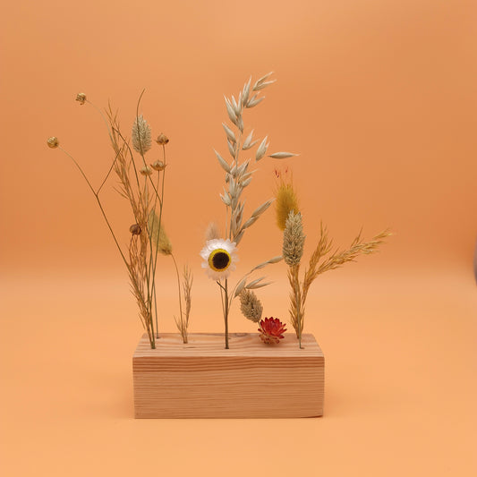 Droogbloemen decoratieblokje βΏ