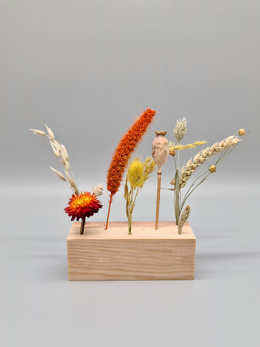 Droogbloemen decoratieblokje βΏ