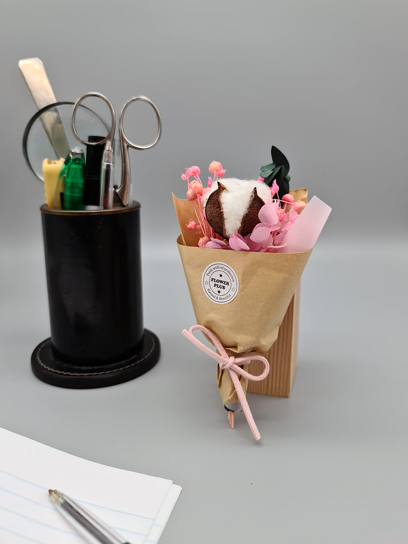 Miniboeket - pink
