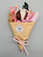 Miniboeket - pink