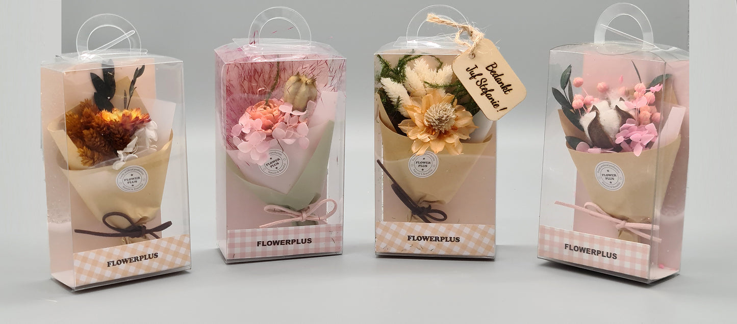 Miniboeket - pink
